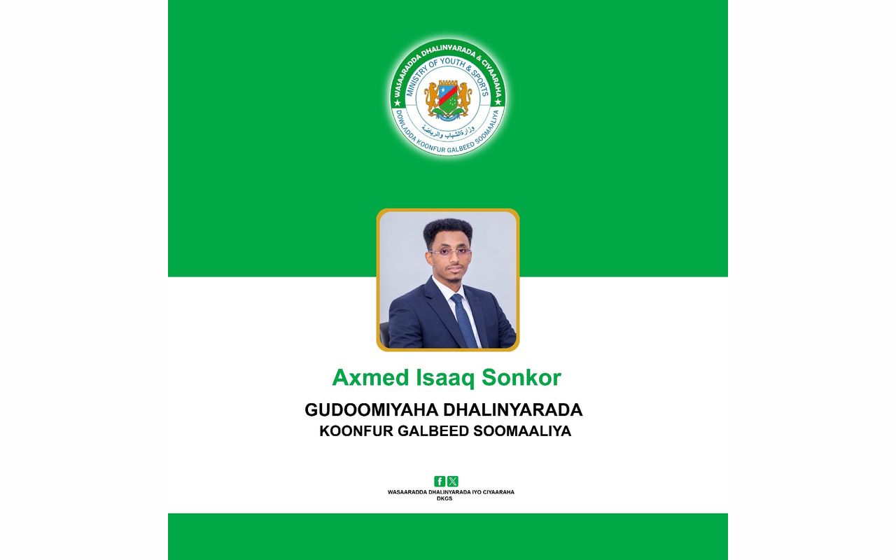 Wasiirka oo Magacaabay Guddoomiyaasha Dhalinyarada Koonfur Galbeed, Gobolka Bay iyo Degmada Baydhabo